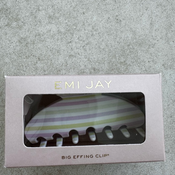 Emi Jay Accessories - Emi Jay Pastel Striped Hair clip